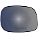 Help! By Dorman Exterior Mirror Glass Rectangular Power Single - 56323