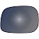 Help! By Dorman Exterior Mirror Glass Rectangular Power Single - 56324