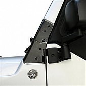 Rugged Ridge Windshield Hinge - Black Steel Set Of 2 - 1120902