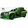 Extreme Dimensions Ground Effects Kit - Primered Fiberglass Reinforced Plastics 4-Piece - 110131