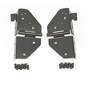 Smittybilt Windshield Hinge - Black Steel Set Of 2 - 7603