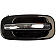 Help! By Dorman Exterior Door Handle - Plastic Silver Insert With Black Trim Single - 80548