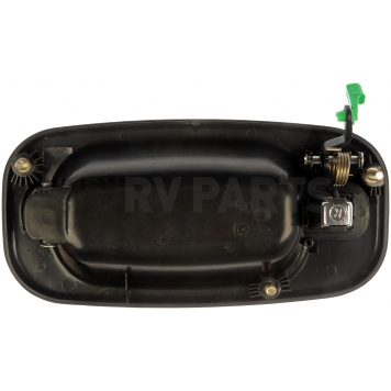 Help! By Dorman Exterior Door Handle - Plastic Silver Insert With Black Trim Single - 80548-1