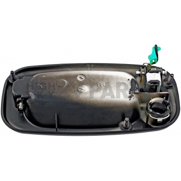 Help! By Dorman Exterior Door Handle - Plastic Silver Insert With Black Trim Single - 80549-1