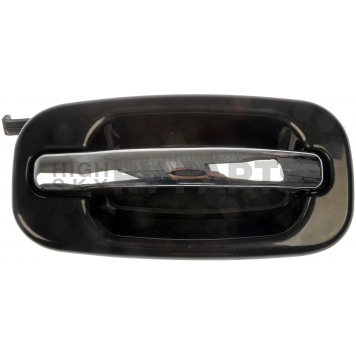 Help! By Dorman Exterior Door Handle - Plastic Silver Insert With Black Trim Single - 80551