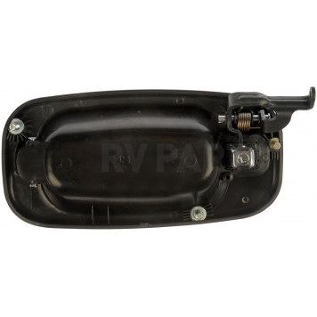 Help! By Dorman Exterior Door Handle - Plastic Silver Insert With Black Trim Single - 80551-1