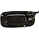 Help! By Dorman Exterior Door Handle - Plastic Silver Insert With Black Trim Single - 80551
