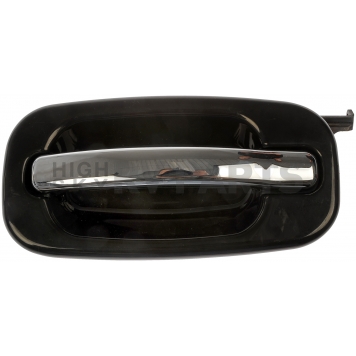 Help! By Dorman Exterior Door Handle - Plastic Silver Insert With Black Trim Single - 80552