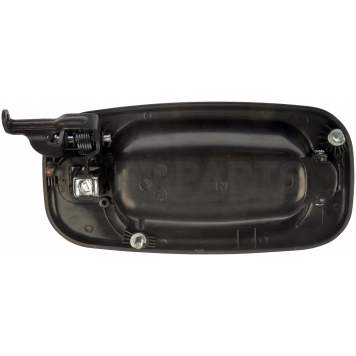 Help! By Dorman Exterior Door Handle - Plastic Silver Insert With Black Trim Single - 80552-1