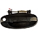 Help! By Dorman Exterior Door Handle - Plastic Black Single - 80555