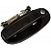 Help! By Dorman Exterior Door Handle - Plastic Black Single - 80556