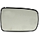 Help! By Dorman Exterior Mirror Glass Rectangular Power Single - 56341
