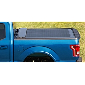 Leer Tonneau Cover Hard Manual Retractable Black Matte Aluminum - RLN5780