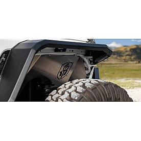 Road Armor Inner Fender - Front Bumper Stainless Steel Natural - 518LFF0Z