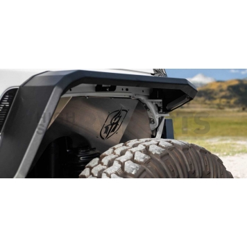 Road Armor Inner Fender - Front Bumper Stainless Steel Natural - 518LFF0Z