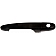 Help! By Dorman Exterior Door Handle - Plastic Black Single - 80562