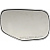 Help! By Dorman Exterior Mirror Glass Rectangular Power Single - 56375