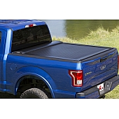 Leer Tonneau Cover Hard Manual Retractable Black Matte Aluminum - RLFA18A44