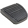 Help! By Dorman Brake Pedal Pad - Rubber Black OE Replacement - 20723