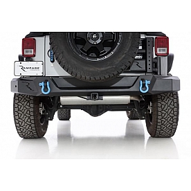Rampage Bumper TRAILGUARD 1-Piece Design Recovery Steel Black - 99619