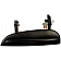 Help! By Dorman Exterior Door Handle - Plastic Black Single - 80737