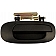 Help! By Dorman Exterior Door Handle - Plastic Black Single - 80624