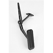 Lokar Performance Accelerator Pedal Pad - Aluminum Black - XBAG6092