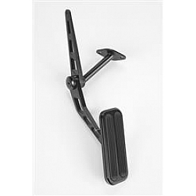 Lokar Performance Accelerator Pedal Pad - Aluminum Black - XBAG6092