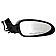 Dorman Exterior Mirror Electric Rectangular Black Single - 9551358