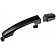 Help! By Dorman Exterior Door Handle - Plastic Black Single - 80628