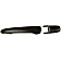 Help! By Dorman Exterior Door Handle - Plastic Black Single - 80629