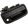 Help! By Dorman Exterior Door Handle - Plastic Black Single - 79345