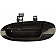 Help! By Dorman Exterior Door Handle - Plastic Black Single - 79352