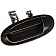 Help! By Dorman Exterior Door Handle - Plastic Black Single - 79352
