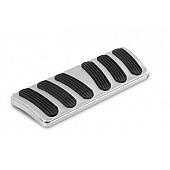 Lokar Performance Brake Pedal Pad - Aluminum Black Standard - XBAG6180