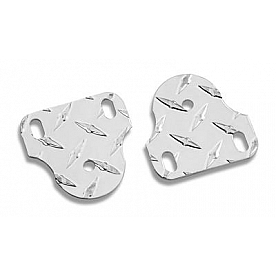 Warrior Products Windshield Bracket - Aluminum Silver Set Of 2 - 1530