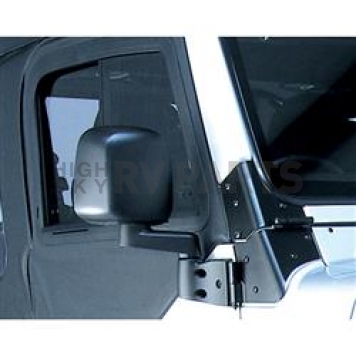 Rugged Ridge Exterior Mirror Manual Square Single - 1100210