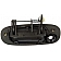 Help! By Dorman Exterior Door Handle - Plastic Black Single - 79367
