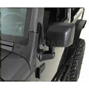 Smittybilt Windshield Bracket - Steel Black Set Of 2 - 7681