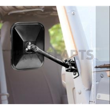 Rugged Ridge Exterior Mirror Manual Rectangular Single - 1102513