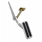 Lokar Performance Accelerator Pedal - Silver Aluminum - BAG6096