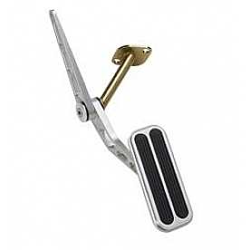 Lokar Performance Accelerator Pedal - Silver Aluminum - BAG6096