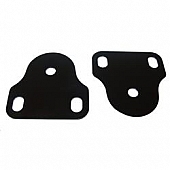 Rugged Ridge Windshield Bracket - Steel Black Set Of 2 - 1120801