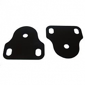 Rugged Ridge Windshield Bracket - Steel Black Set Of 2 - 1120801