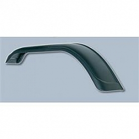 Omix-Ada Fender Flare - Black Thermoplastic Single - 1160603