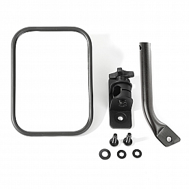 Rugged Ridge Exterior Mirror Manual Rectangular Single - 1102520