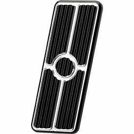 Billet Specialties Accelerator Pedal - Aluminum Black Rectangular - 199265