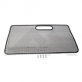 Crown Automotive Grille - Black Shell With Silver Mesh Stainless Steel - RT34050