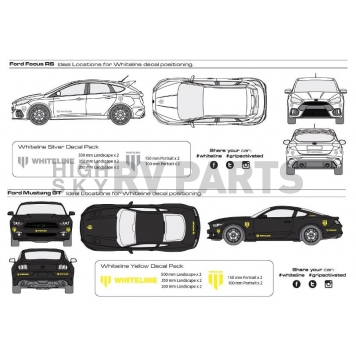 Whiteline Decal Yellow - KWM001-1