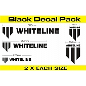Whiteline Decal Black - KWM002